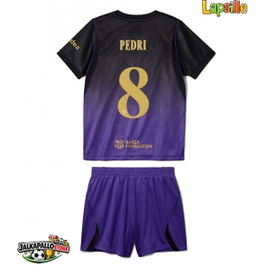 Barcelona Pedri Gonzalez #8 Vieraspaita Lapsille 2026-27 Lyhythihainen (+ shortsit)